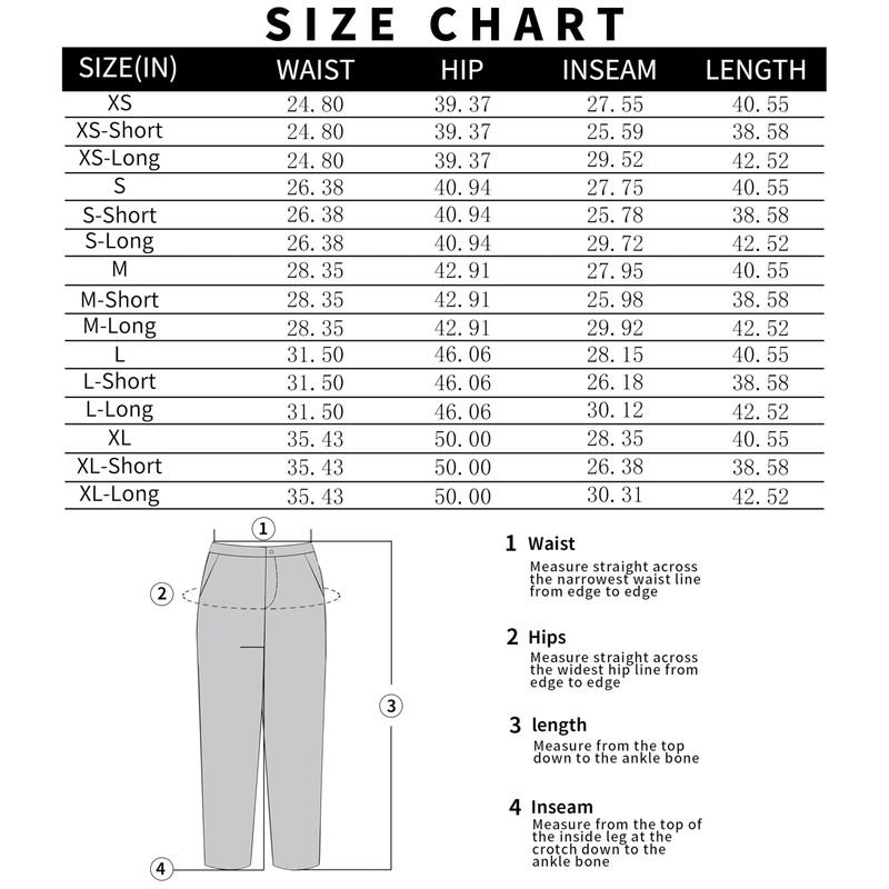 FUNYYZO Women Suit Pants Wide Leg Pants High Elastic Waisted