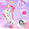 SULIFEEL Rainbow Unicorn Roller Skates for Girls Light up Wheels