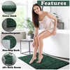 VELVETIO Bath Mats & Pedestal Set, Zero Twist Fluffy Super