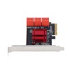 PCIe 3.0 X4 to SATA 3 Adapter Card High Speed