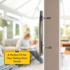 BRIXWELL Chrome Die-Cast Handle for Sliding Patio Door with 6-5/8"