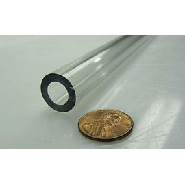 Tenite CAB Butyrate Round Tube .625" (5/8") OD x .375" (3/8") ID x 1/8" Wall x 6 Ft. Length 1 pc