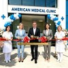 Ribbon Cutting Ceremony Kit with Gold Ceremonial Scissors (5-Person Set)