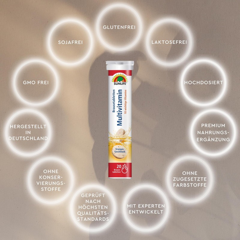 Sunlife Brausetabletten (Multivitamin, 1x 20 Stück)