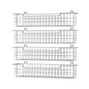 GUUKAR Spice Rack Wall Mount, 4-Pack Seasoning Organizer for Kitchen