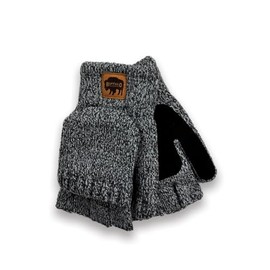Buffalo Outdoors® Workwear Unisex Fingerless Knit Glove (Charcoal)