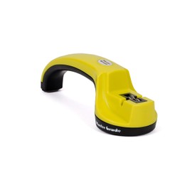 Master Grade Heavy Duty Tungsten Manual Knife Sharpener, Knife Sharpeners for Kitchen Knives (Lime)