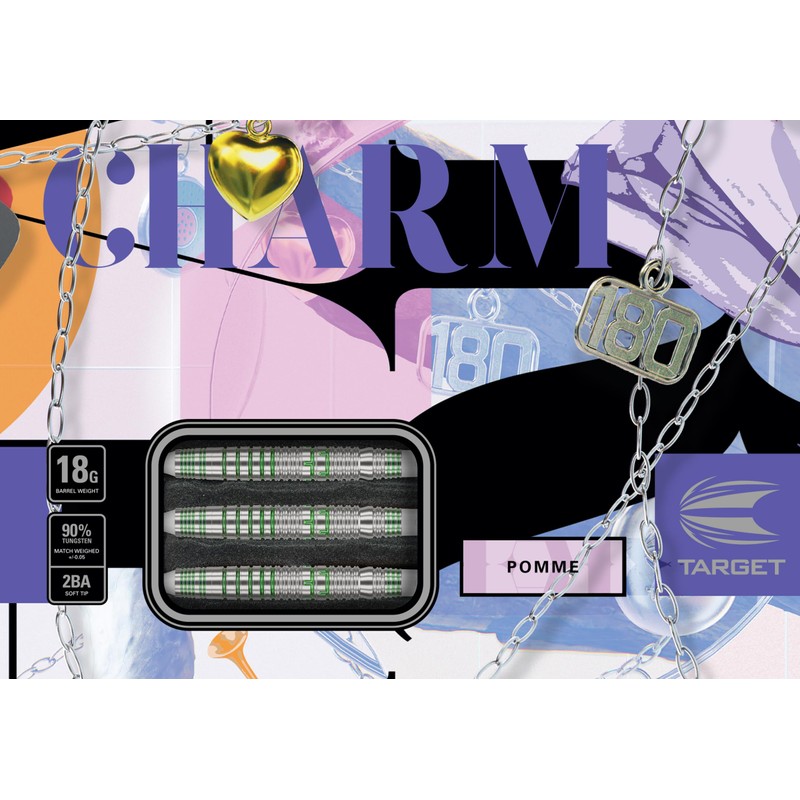 TARGET CHARM POMME (Mao Kumagai) 90% 18G Soft Tip Darts