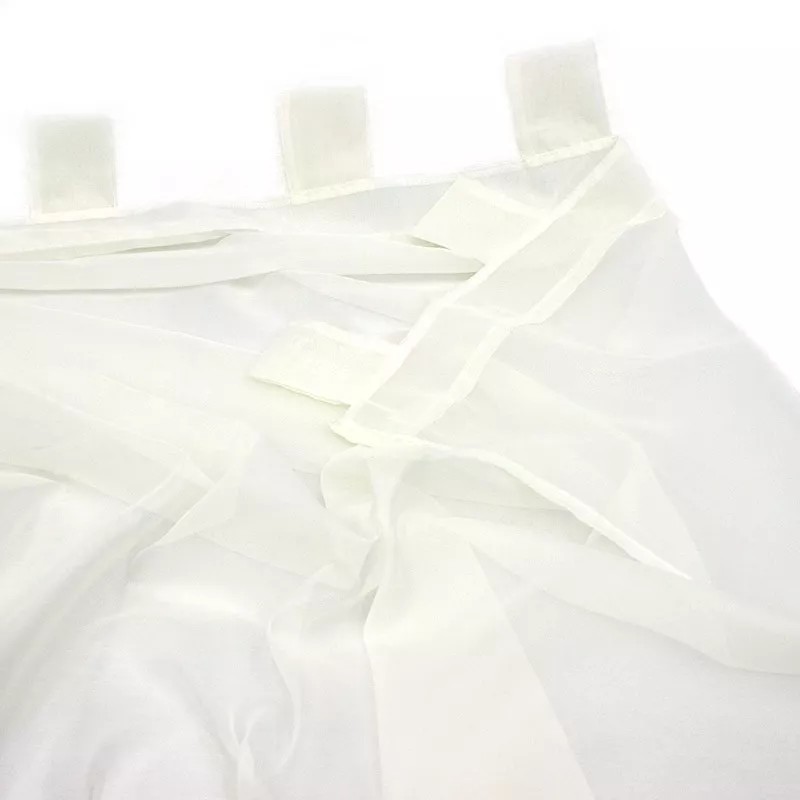 Vianney Paq 5 Juegos De 2 Cortinas Translucidas Transparentes Tergal