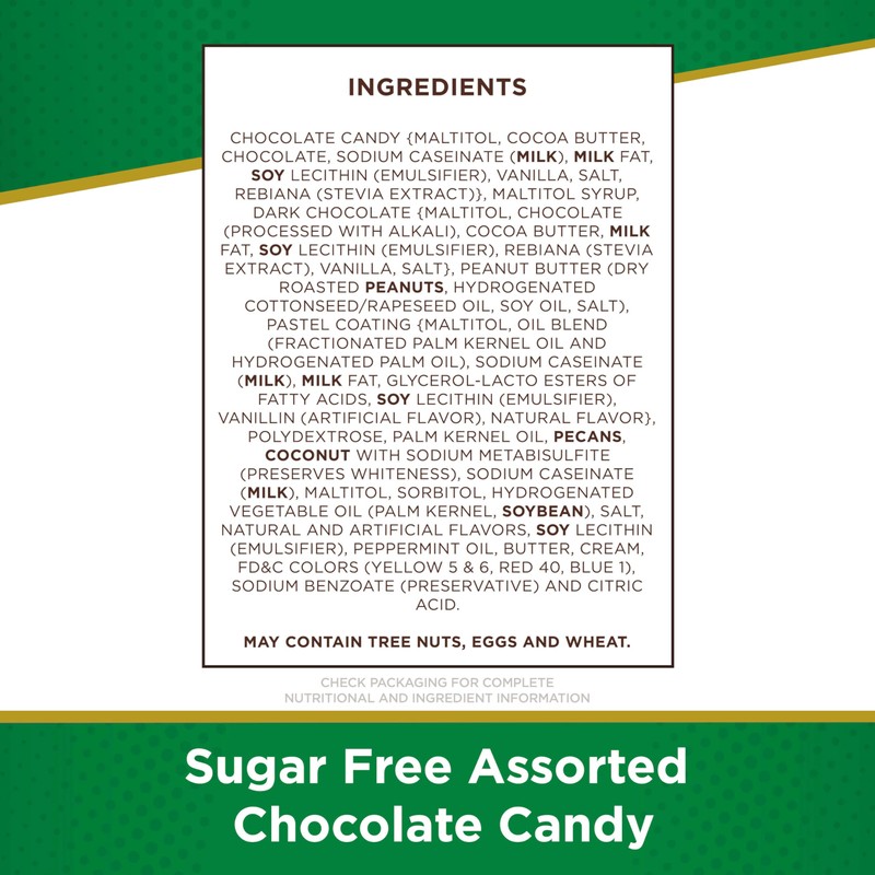 Russell Stover Sugar Free Assorted Chocolates Gusset Bag, 1.1 Pound