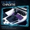 Solutions 60" x 120" Inch Purple Satin Matte Chrome Metallic