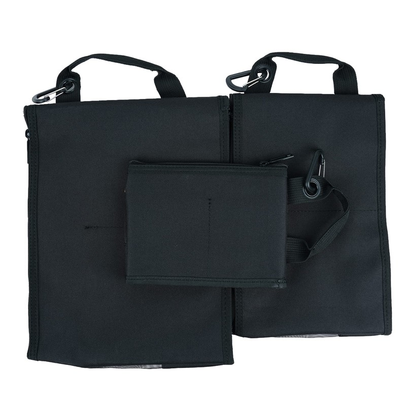 Small Tool Bag,Stand-Up Zipper Pouch Heavy Duty Multi-Purpose Storage Bags,Red,3-Pack