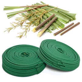 Citronella Coil, Citronella Incense Coils Outdoor Patio - Perfect For BackYards Camping (Contains 48 coils & 2 Stands)