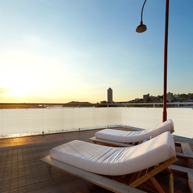 Windscreen4less 3'x12' Deck Balcony Privacy Screen for Deck Pool Fence