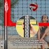 PLAYAPUT Outdoor Professional Volleyball Net System, Aluminum Poles with Scoring