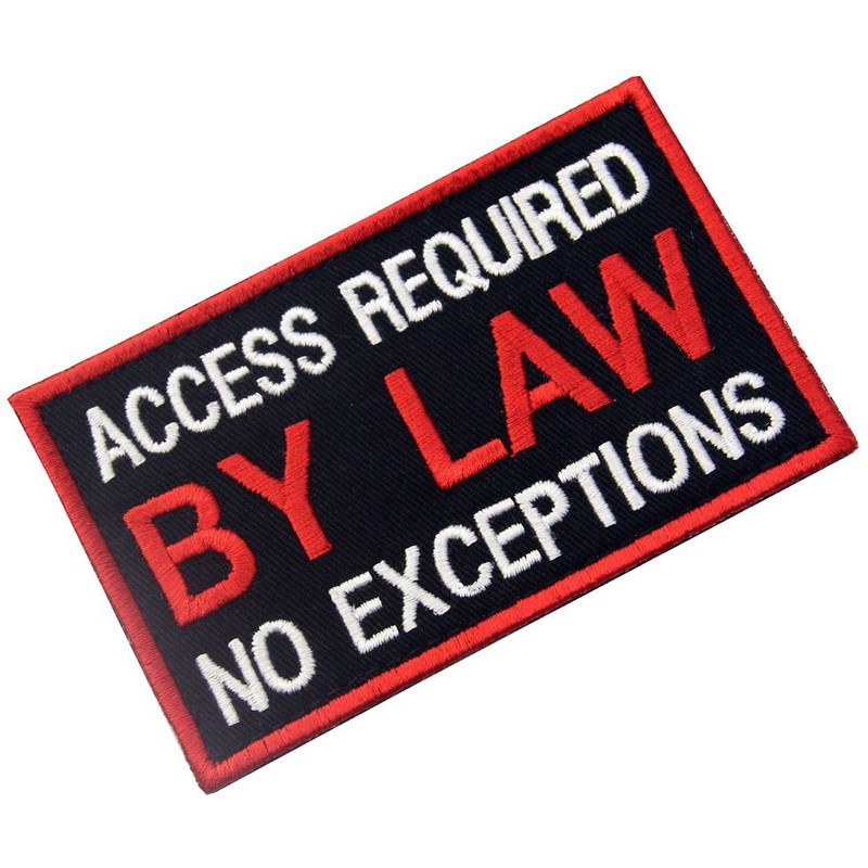Service Dog Patch Vests/Harnesses Access Required By Law No Exceptions