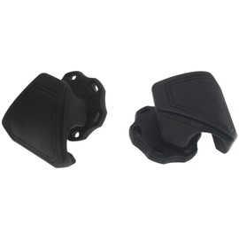 HAJXZH 2PCS Football Helmet Screws Nylon Helmet Visor Clips Repair Kits Black Thumb Screws for Football Helmet Chinstrap Stabilization System