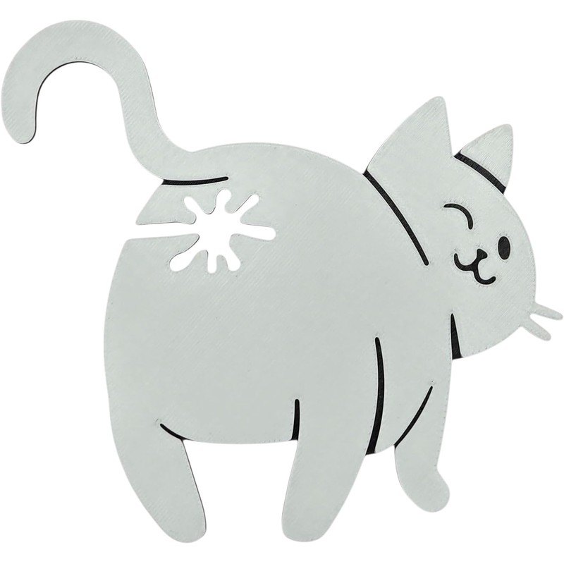 Funny Cat Butt Bread Clip - 3D Printed Bag Clip