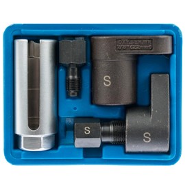 S-XOS5 5pc Oxygen Lambda Sensor Socket Thread Chasers Tool Set Car Garage Kit UK