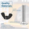Therwen 20 Set M6 Pet Carrier Fasteners Set Dog Kennel