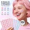 LitBear Acne Pimple Patch, 252 Dots 3 Shaped Colors Pimple