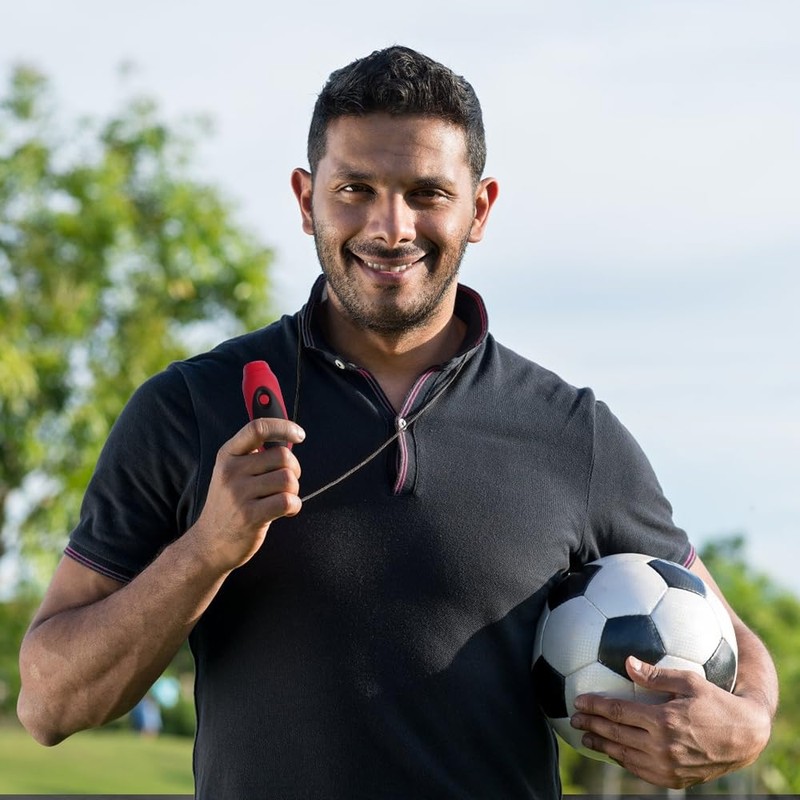 MiOYOOW Electronic Whistle, 3 Tone Adjustable Electronic Hand Whistle, High