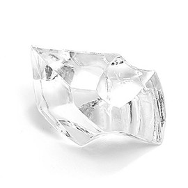 Dotters Clear Fake Crushed Ice Rocks, 150PCS Fake Diamonds Plastic Ice Cubes Acrylic Clear Ice Rock Diamond Crystals Fake Ice Cubes Gems for Home Decoration Wedding Display Vase Fillers