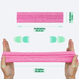 XNXA Athletic Sweat Bands Headbands for Women, Moisture Wicking Sweatbands Non-Slip Elastic Sports Hair Bands for Running, Workout, Yoga, Basketball, Tennis, Exercise (3 Pack-Blue+Orange+Green)