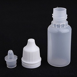 TOPWEL 12pcs 30ml Ldpe Plastic Squeezable Empty Eye Dropper Bottles Eye Liquid Dropper