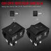 DaierTek DPST KCD4 Rocker Switch 40A 12V DC 4 Pin