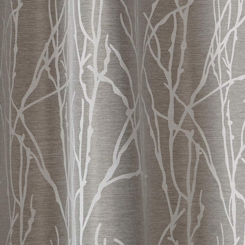 Exclusive Home Finesse Grommet Top Curtain Panel Pair, Natural, 54x96