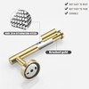 FAIRGIA Toilet Paper Holder Towel Ring Brushed Gold Bathroom Hardware