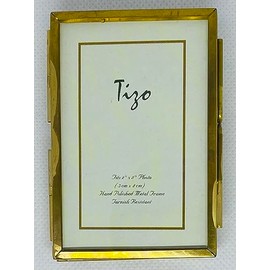 Tizo 2" X 3" Brass Photo Frames, Made in Italy…