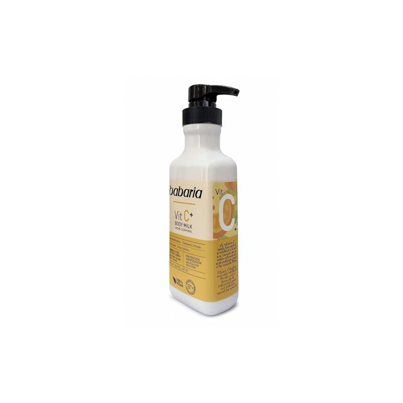 Babaria Leche Corporal Vitamina C, Blanco, 500 ml