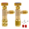 2 adaptators de remplissage réfrigérant R410A R22
