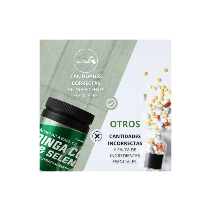 Moringa con Zinc y Selenio | 230 Cápsulas de 500