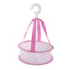 Leadigol 2PCS Mini Mesh Shower Dry Basket,Foldable Fabric String Bag
