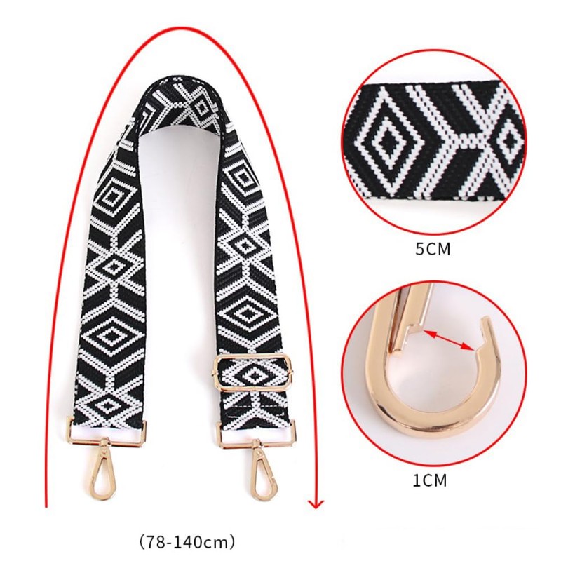 Whakano Adjustable Bag Strap for Changing, 5 cm Wide Shoulder