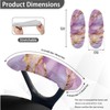 Xorudoydet Pink Marble Print Computer Office Chair Cover, Stretchable Office