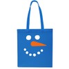 Snowman Face Design Christmas Tote Shopping Gym Beach Bag 42cm
