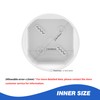 Tavonuxt Waterproof Electrical Junction Box (D3.1 x H2) with 4