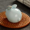 Hormsdar Hand-made Celadon Rabbit Tea Pet Cute Funny Bunny Tea