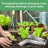 2pcs Stainless Steel Gardening Plants Transplant Tong Plant Remove Transplant