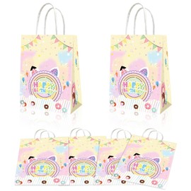 JYRYIFEI 20 Pcs Cartoon Dollhouse Party Decorations, anime Cute Cat Theme Birthday Party Gift Bags for Boys and Girls kids party supplies