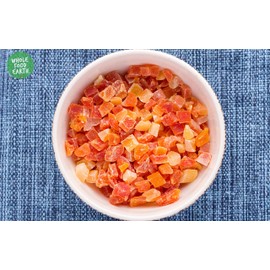 Wholefood Earth Papaya Diced 500 g | GMO Free |