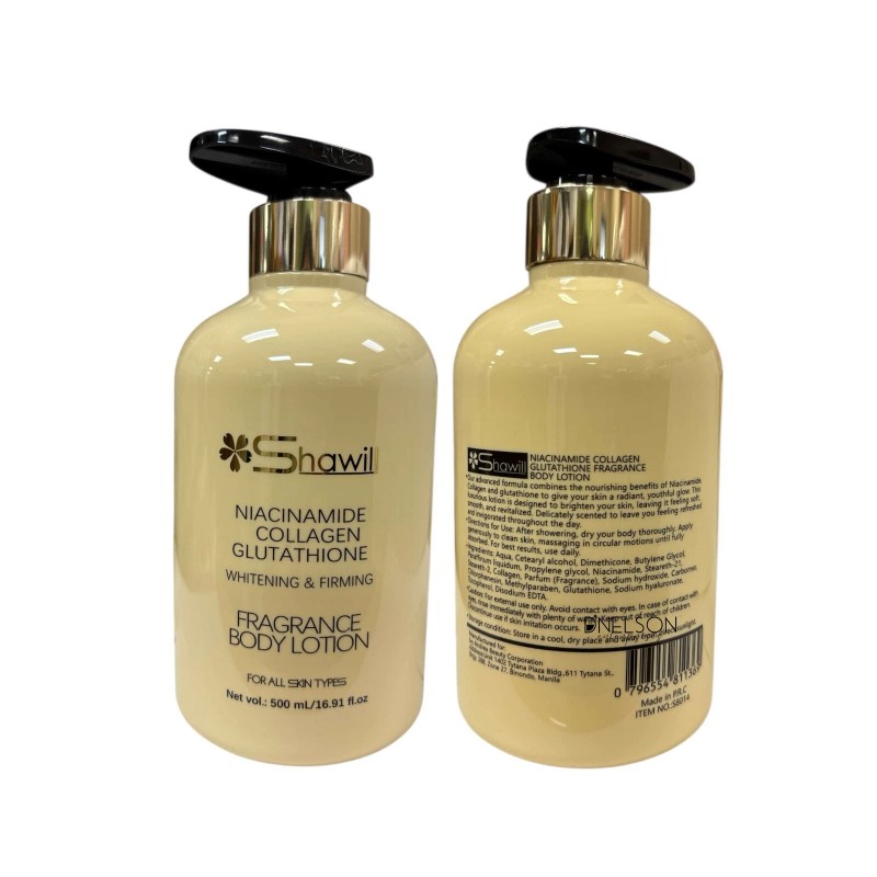 Shawill Niacinamide Collagen Glutathione Body Lotion – 500ml