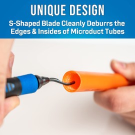 Jonard Tools DB-5 Rapid Microduct Deburring Tool, for Microducts, Brass, Steel, Aluminum, Copper, or PVC Pipes and 3D Printed Parts