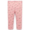 Purebaby Thick Rib Leggings - Blush Woodland Flower, 3