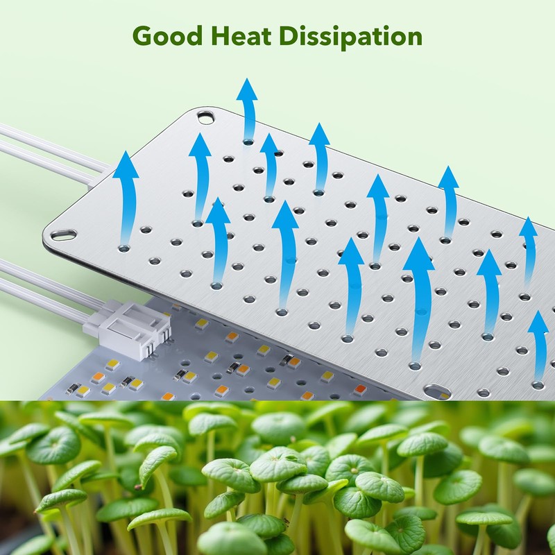 SDOVUERC Full Spectrum Grow Lights,60W Plant Grow Lights for Indoor