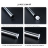 70mm White Plastic Plugs, Round Tube Covers, Inner End Caps
